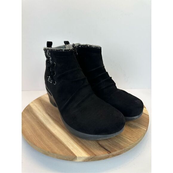 JBU by Jambu Women's 11 Nottingham Wedge Ankle Bootie Boot Shoes Black - Picture 4 of 15